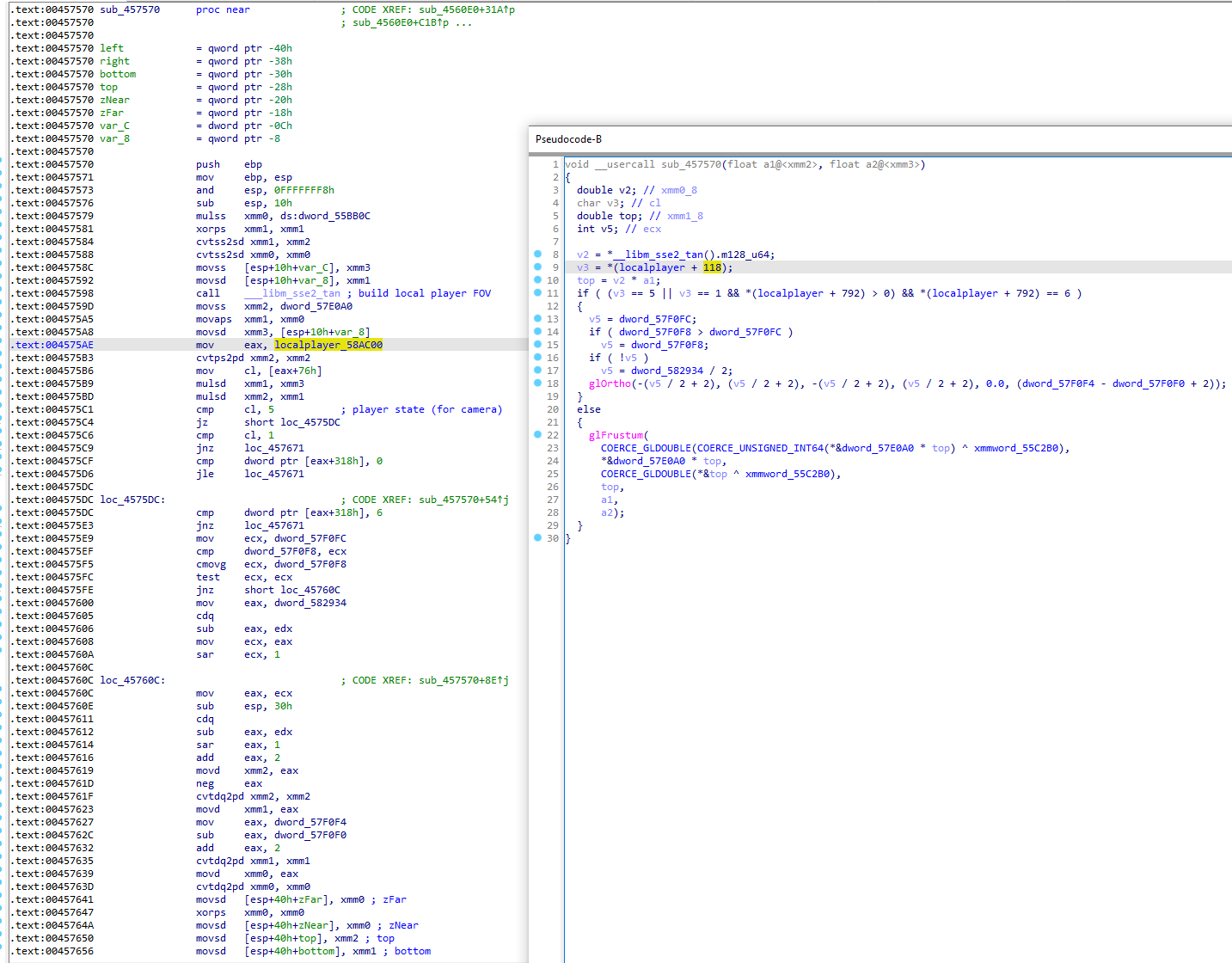 AssaultCube Function glOrtho